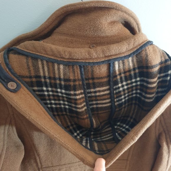 Duffle Coat Camel Women Wooden Buttons - Picture 6 of 13